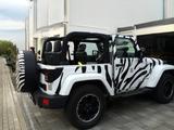 Jeep Wrangler Black Edition, weiß Zebrafolie 1.Hand - Jeep Wrangler in Essen