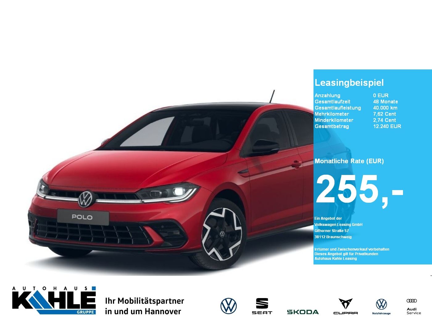 Volkswagen Polo R-Line 1.0 l TSI DSG CarPlay Pano Black