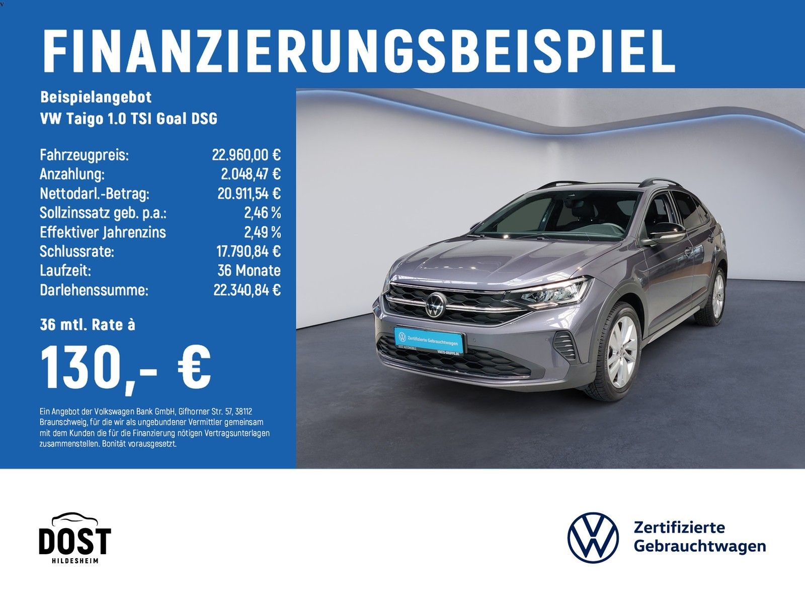 Volkswagen Taigo 1.0 TSI Goal DSG ACC KLIMA LED NAVI SHZ foto 1