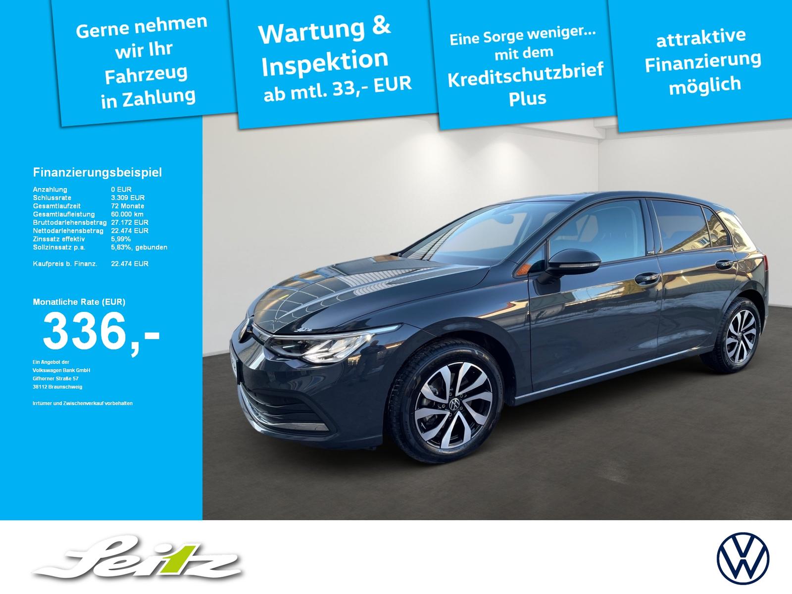Volkswagen Golf VIII 1.5 eTSI Active *LED*PDC*NAVI*