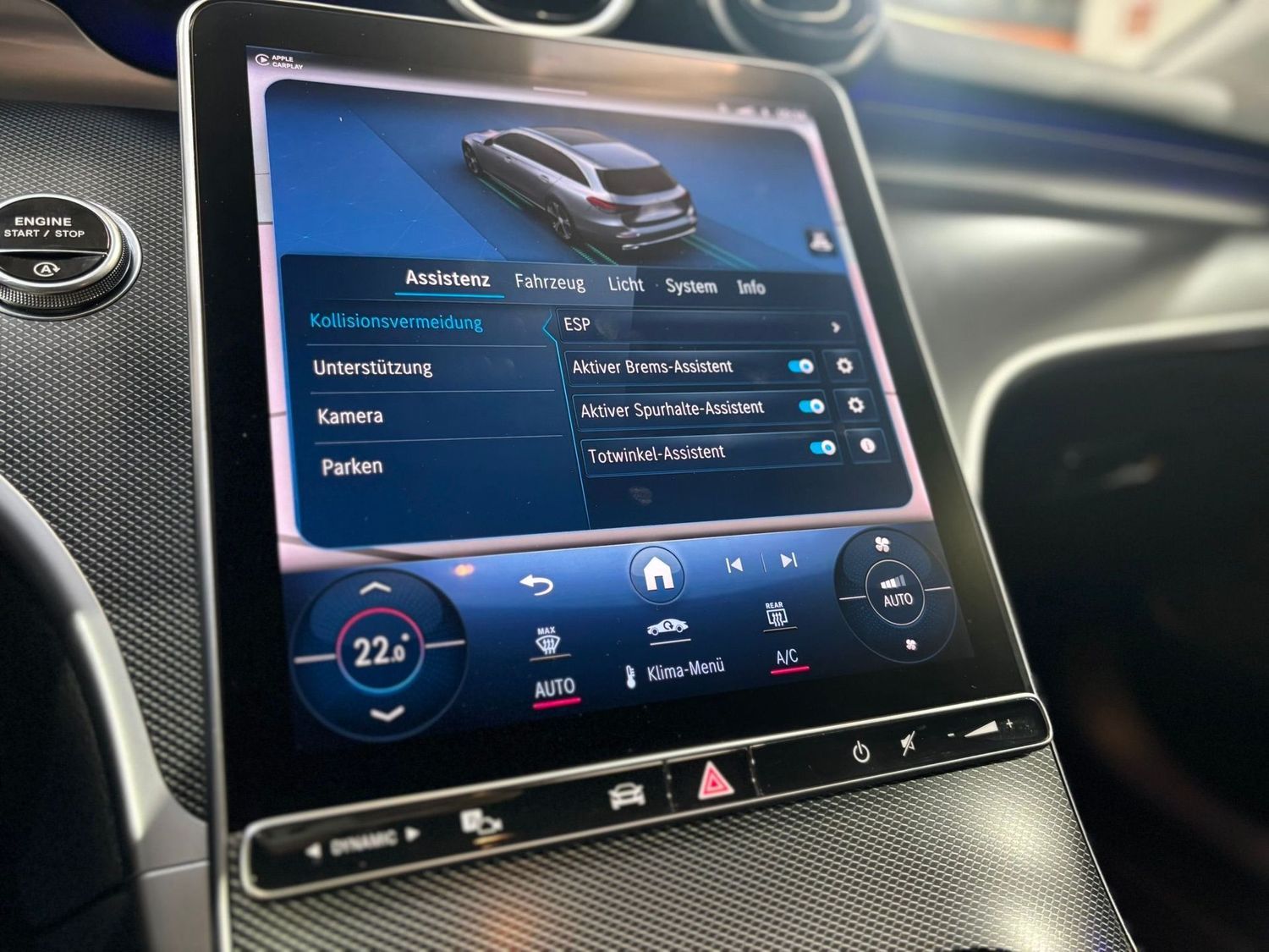 Fahrzeugabbildung Mercedes-Benz C 220 T d Avantgarde#Sport#MBUX#LED#Ambiente#Kam