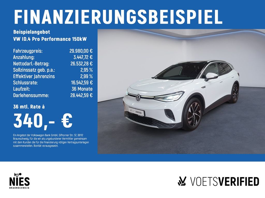 Volkswagen ID.4 Pro Performance 150kW AHK+ACC+MATRIX-LED