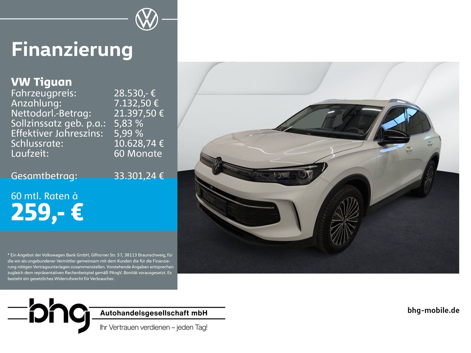 Volkswagen Tiguan 1.5 eTSI DSG GOAL