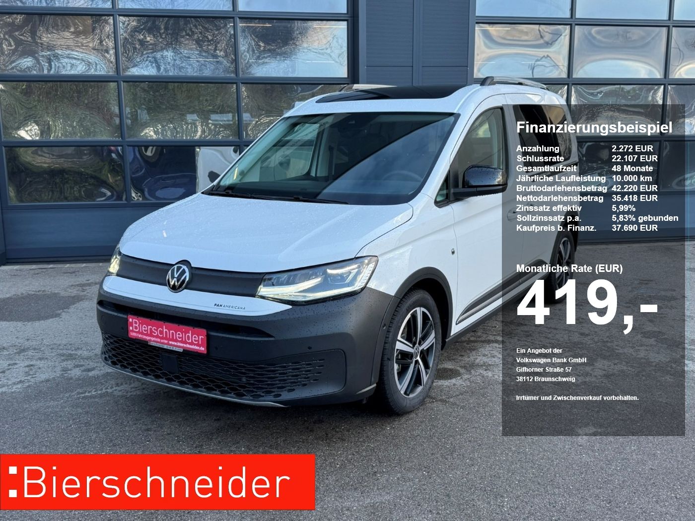 Volkswagen Caddy 2.0 TDI DSG PanAmericana LED NAVI PANORAMA