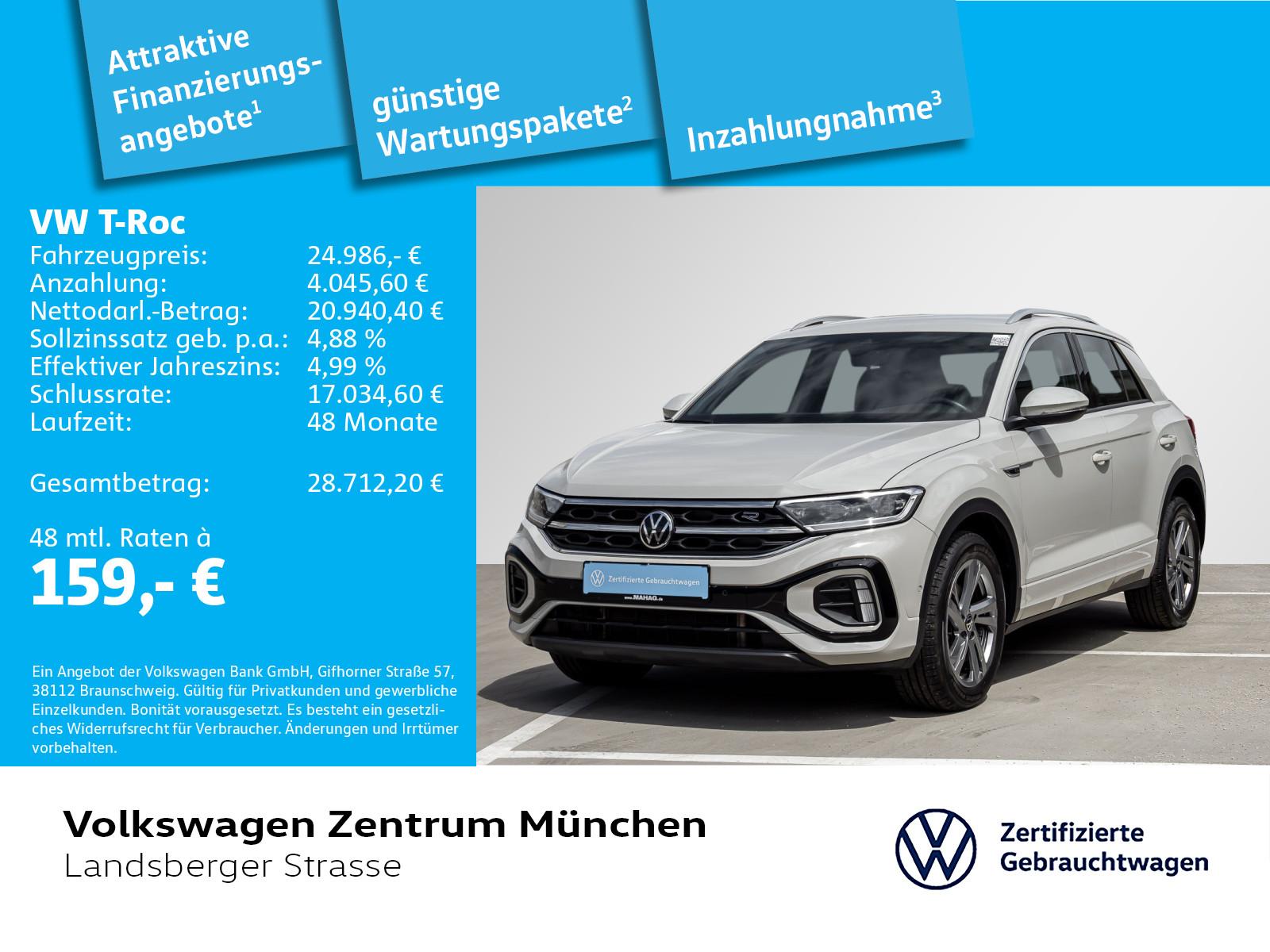 Volkswagen T-Roc R-Line 1.5 TSI ACC LED+ ParkAssist AppConn