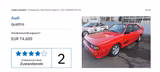 Audi Urquattro, technisch 1A , Gutachten 2026 - Audi quattro: Urquattro