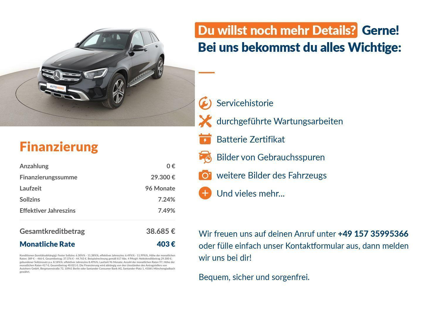 Mercedes-Benz GLC GLC-Klasse GLC 300e 4Matic Aut.*NAVI*LED*ACC*CAM