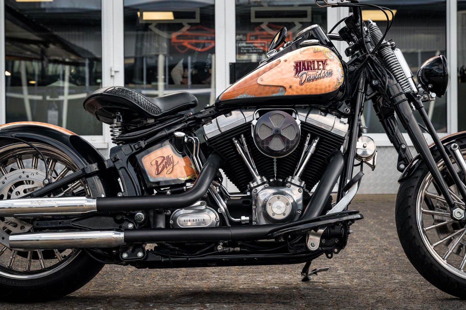 Fahrzeugabbildung Harley-Davidson SOFTAIL CROSS BONES CUSTOM FLSTSB - BIG SPOKE