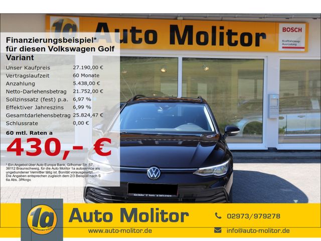 Volkswagen Golf Variant VIII Life LED AHK Navi Keyless Fern