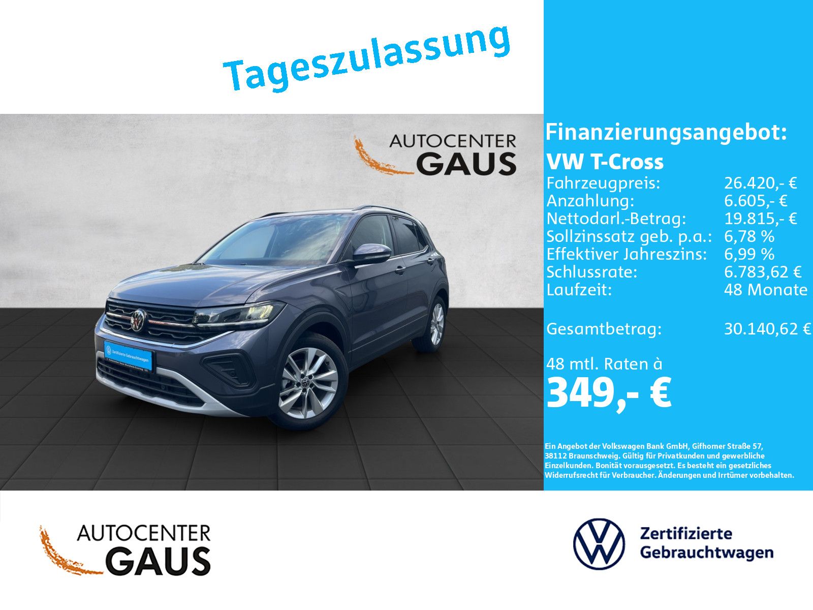 Volkswagen T-Cross Life 1.0 TSI DSG LED ACC Kamera Carplay foto 2