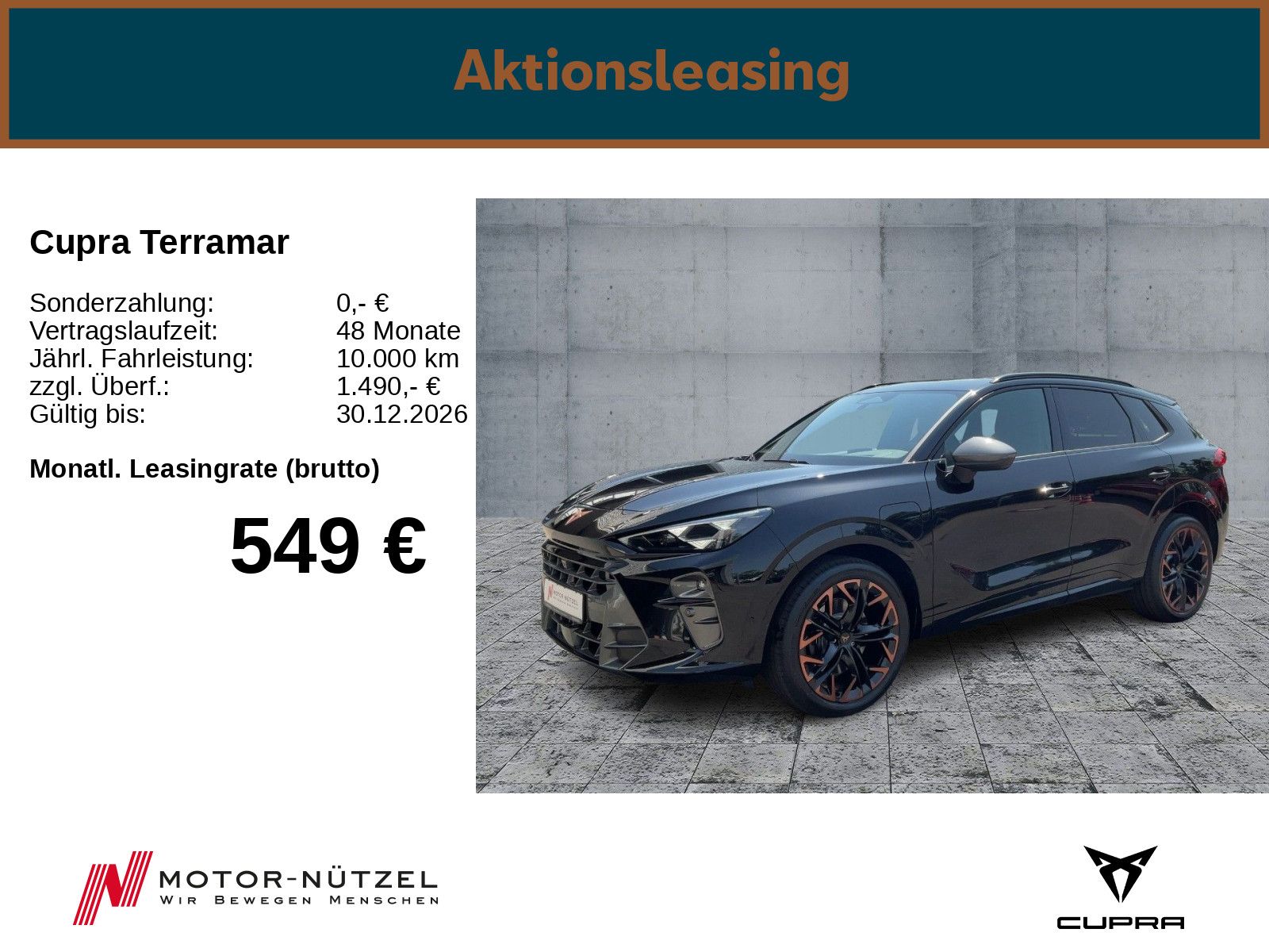 Cupra Terramar 1.5 e-Hybrid VZ 6-Gang DSG