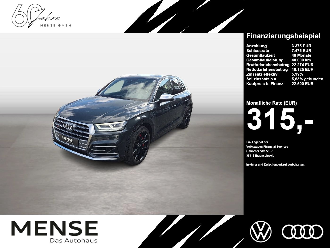 Audi SQ5 SUV SQ5 TDI 255(347) tiptronic 8-stufig B&O