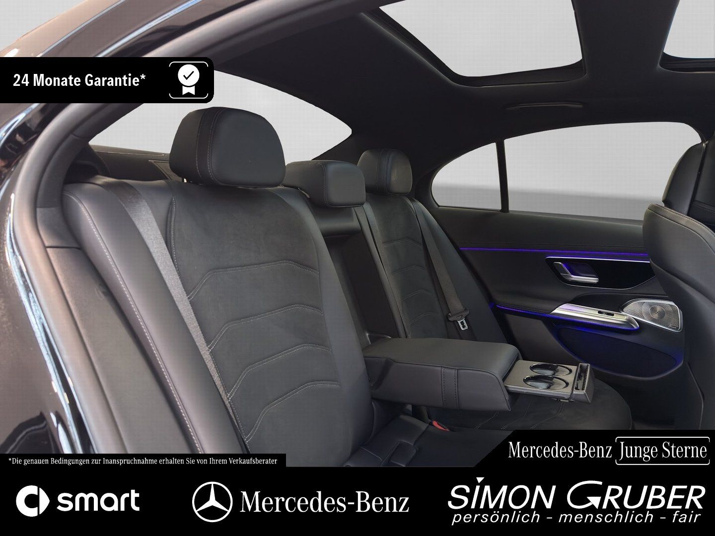 Fahrzeugabbildung Mercedes-Benz E 220 d AMG Night Pano Superscreen Burm 20 Zoll