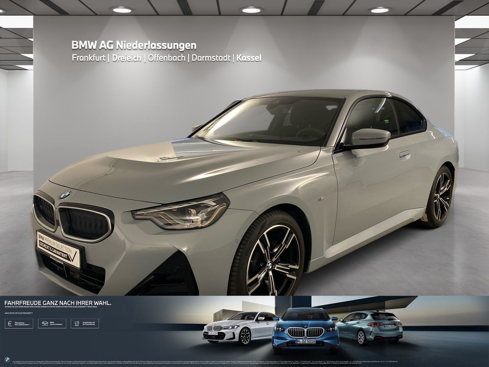 BMW 218i Coupé M Sport Navi AHK Kamera HiFi LED