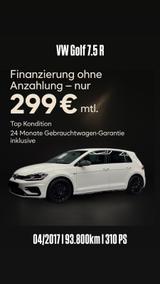 Volkswagen Golf VII R 4Motion Facelift/vor OPF/Leder/Garant - Volkswagen Golf: Weiß, R