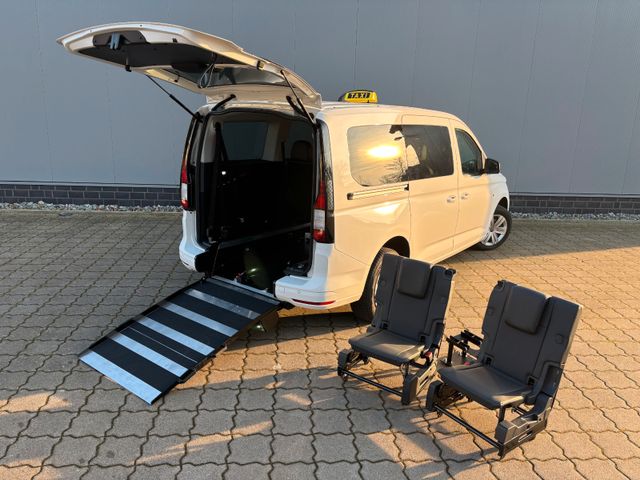 Volkswagen Caddy Maxi 7-S Rollstuhl Taxi Mietwagen Kunstled