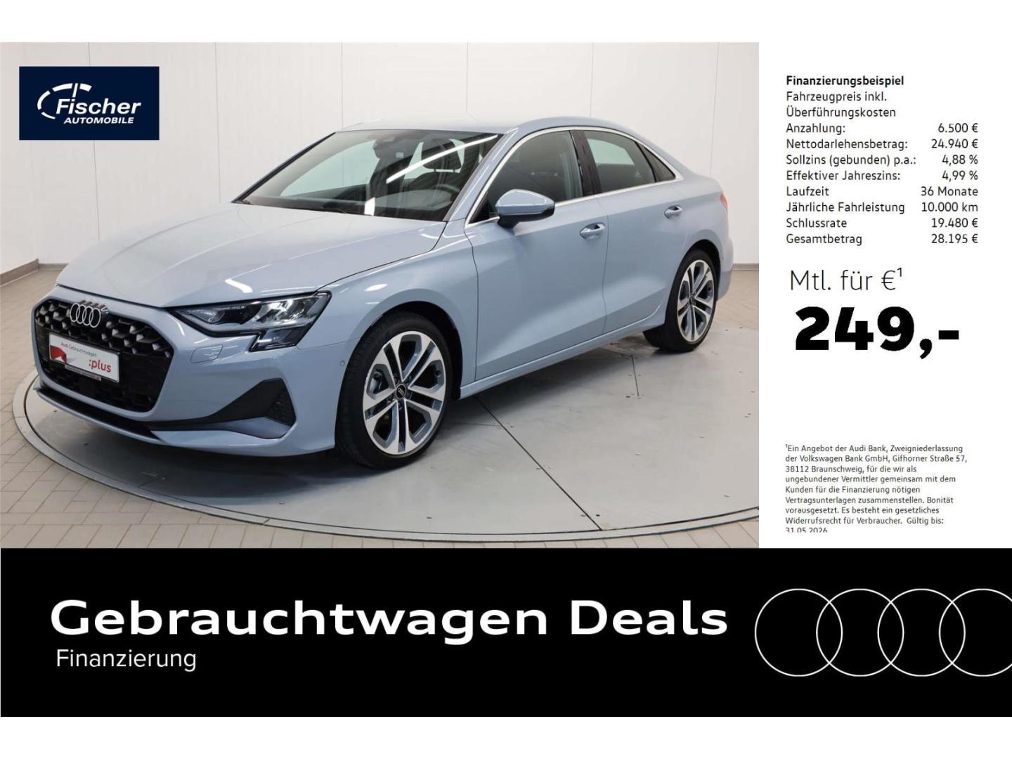 Audi A3 Limousine 30 TFSI S-Tronic AHK/NAV/18''/Virt.