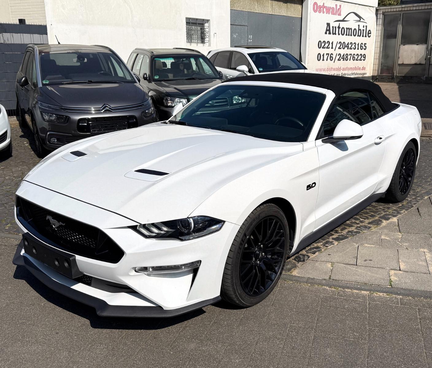 Ford MUSTANG 5.0 GT V8 CABRIO LEDER KAMERA LED DE.Fzg