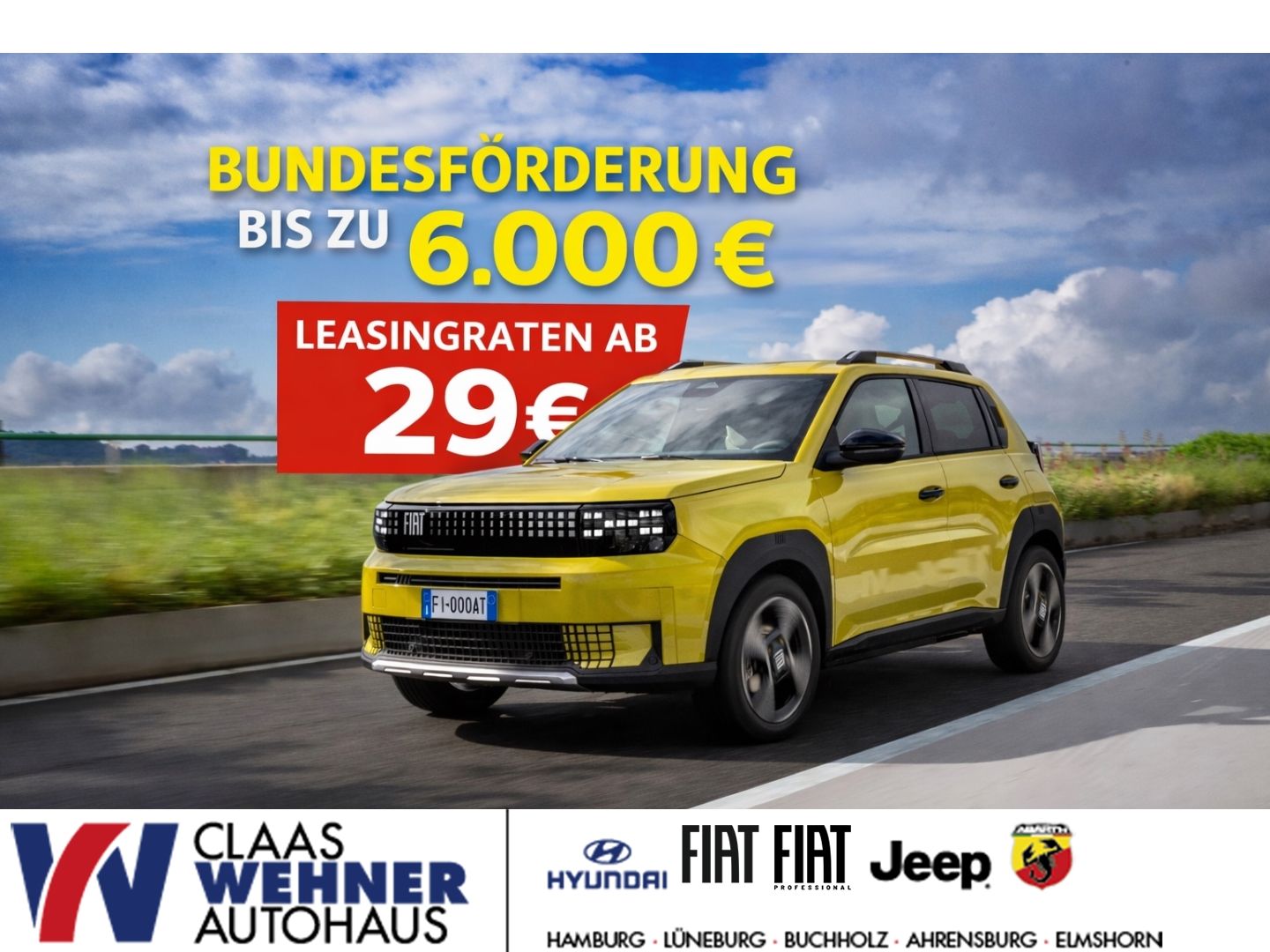 Fiat Grande Panda Elektro Icon *Klima *Apple Carplay 