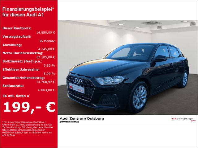 Audi A1 Sportback 25 TFSI advanced Allwetterreifen