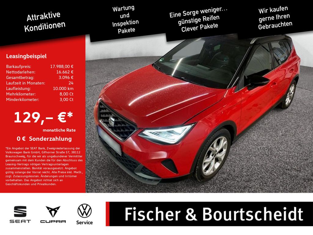 Seat Arona 1.0 TSI FR KLIMA PDC SHZ NAVI FACEL. LED
