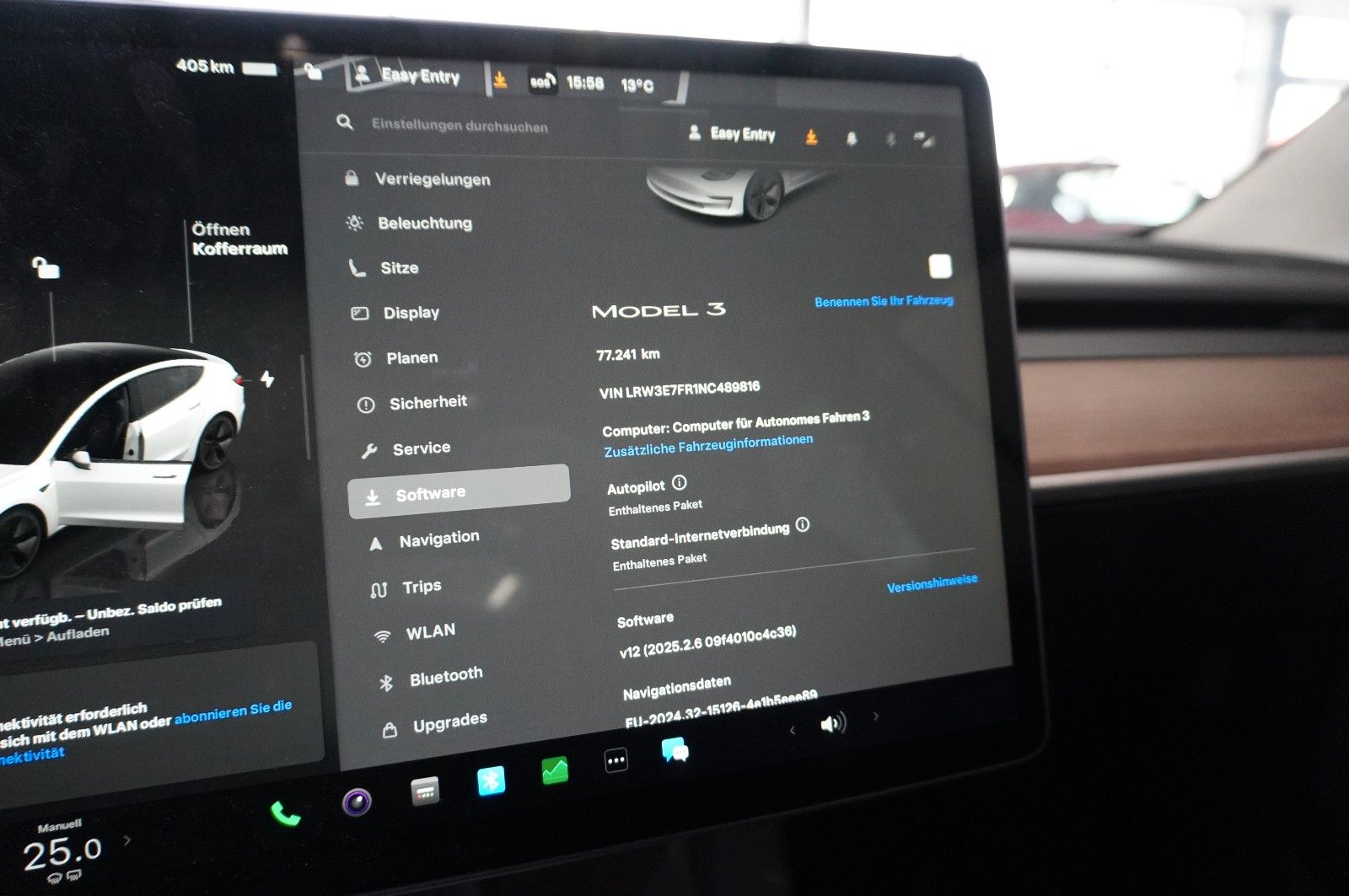 Fahrzeugabbildung Tesla Model 3 Standard Range NAVI/KAMERA/DAB/SHZ/AHK