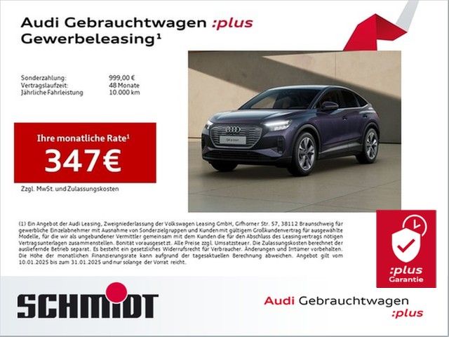 Audi Q4 Sportback 45 e-tron LM20 PDC+ Navi+ AHK Sport