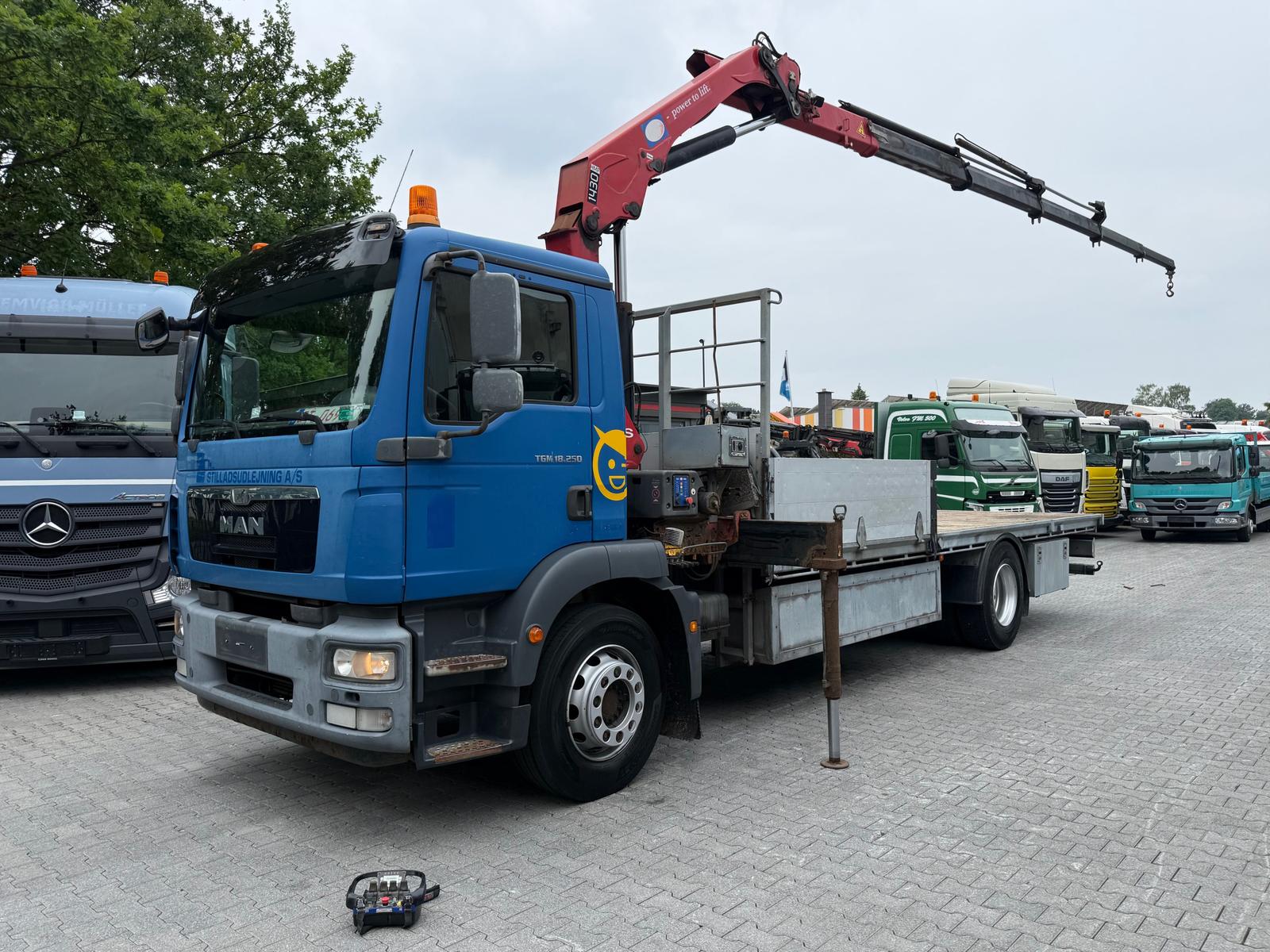 MAN TGM 18.250 Kran HMF 1430 bis 19 Meter