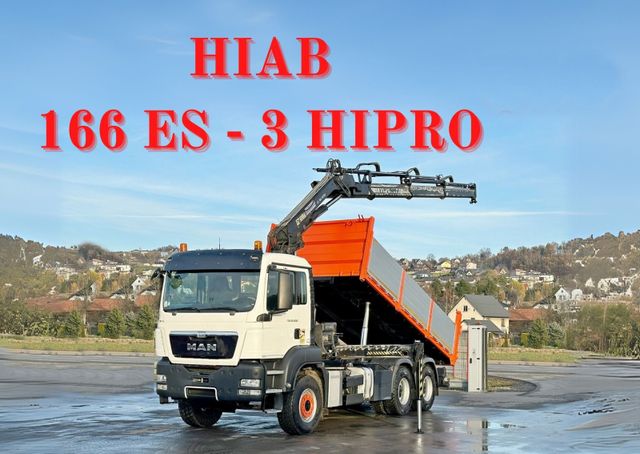 MAN TGS 26.400 * HIAB 166 ES-3HIPRO + FUNK * 6x4