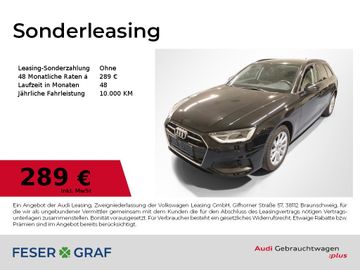 Audi Leasingangebot: Audi A4 Avant 35 TFSI S tronic LED/PDC+/Navi+/SHZ/Car