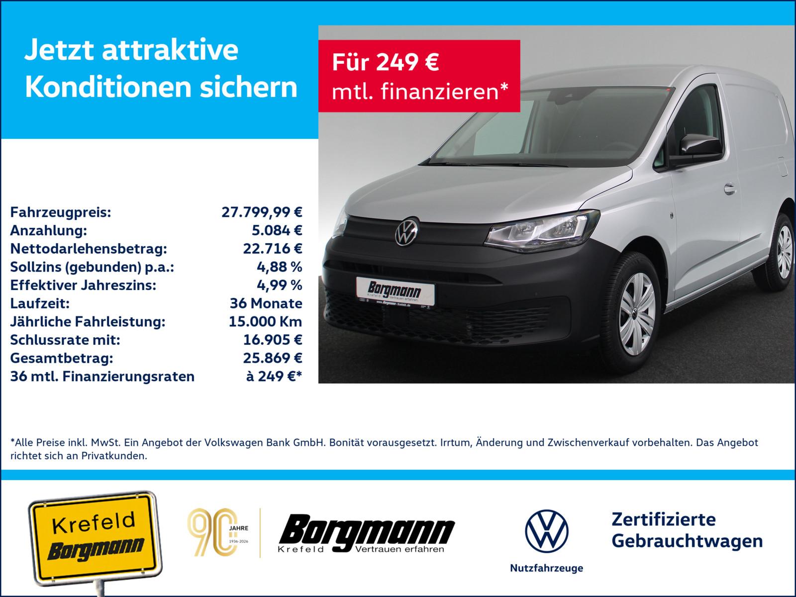 Volkswagen Caddy 1.5 TSI Cargo RÜCKFAHRKAMERA SHZ PDC KLIMA