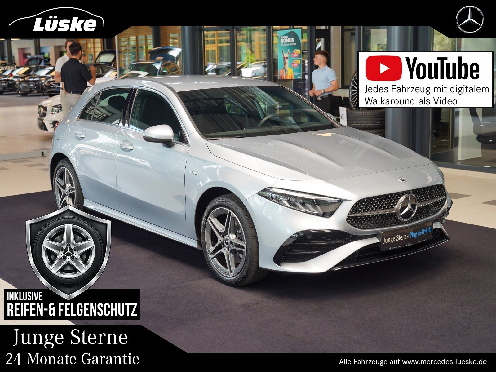 Mercedes-Benz A 250 e AMG Line Anhängevorrichtung Lenkradheizu