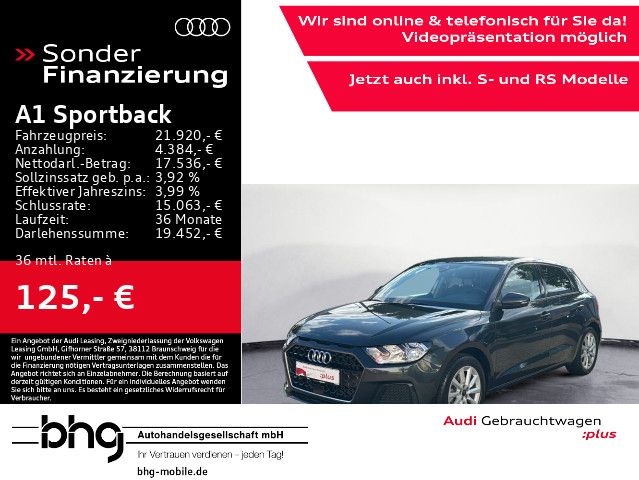 Audi A1 Sportback 30 TFSI advanced NAVI/Tempomat/Assi