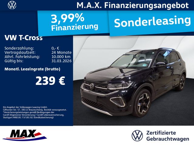 T-Cross 1.5 TSI DSG R-LINE LED+KAMERA+AHK+DCP+PD