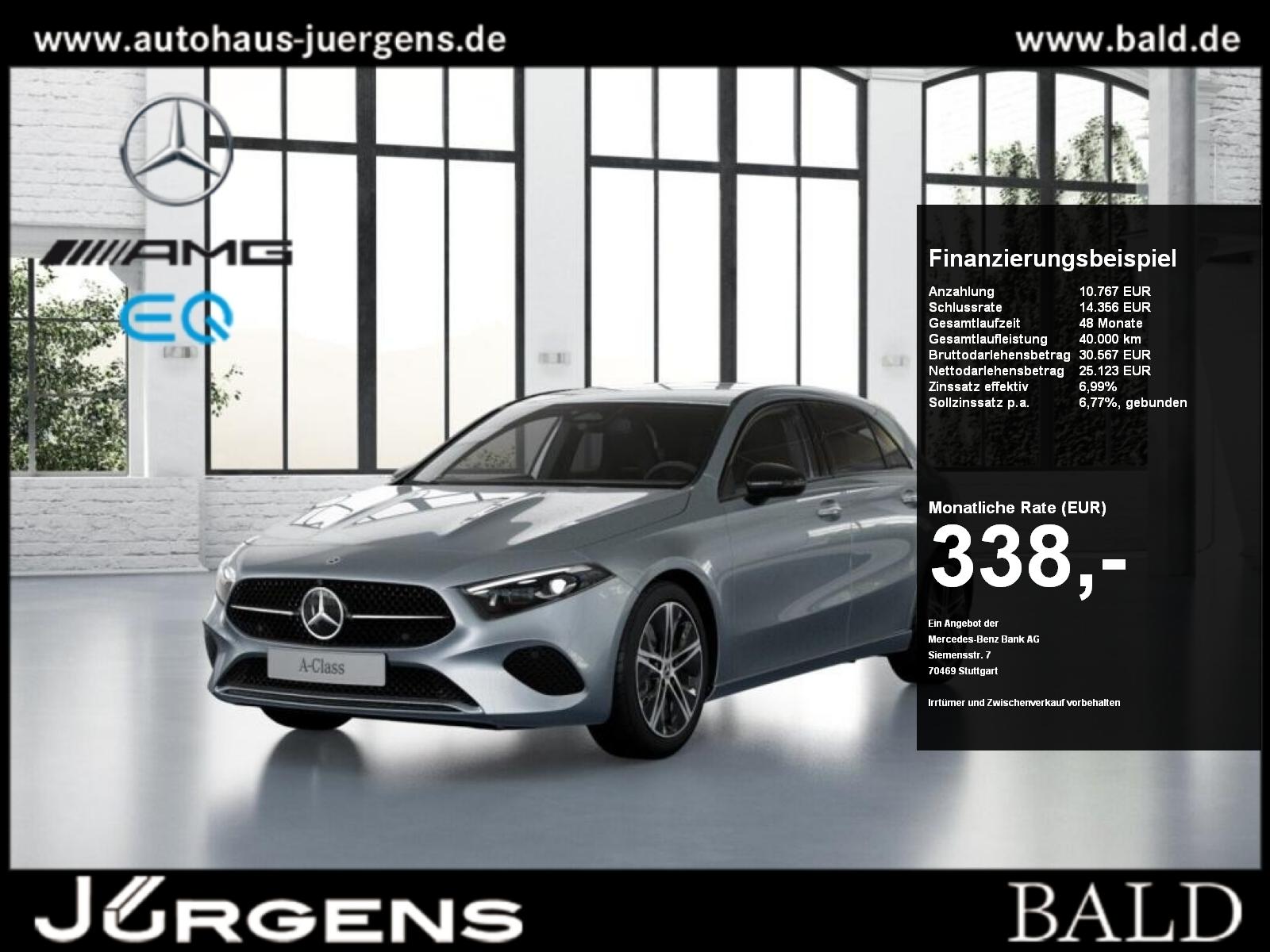 Mercedes-Benz A 220 4m Progressiv/Multibeam/Night/Burm/360