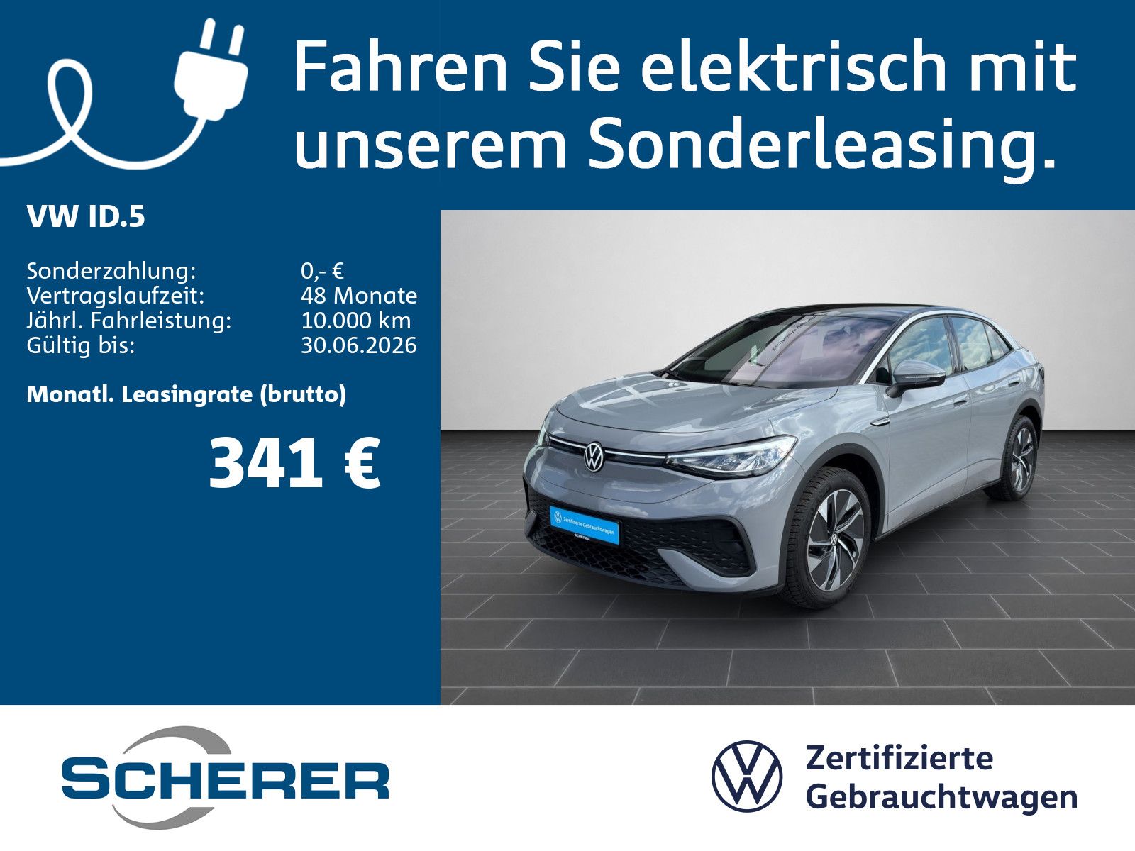 Volkswagen ID.5 Pro Perf. LED NAVI WäPu EPH SHZ ACC