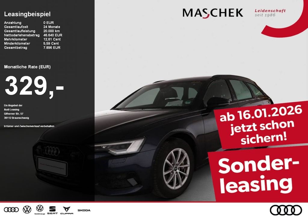 A6 Avant 45 TFSI S tronic AHK Black Matrix Memor
