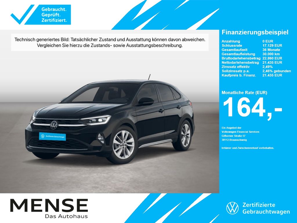 Volkswagen Taigo 1.0 TSI Life Goal IQ.Light Matrix CarPlay