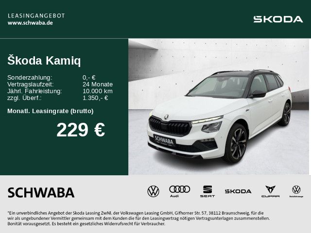 Kamiq Monte Carlo 1,5 TSI DSG *LED*AHK*ACC*PANO*