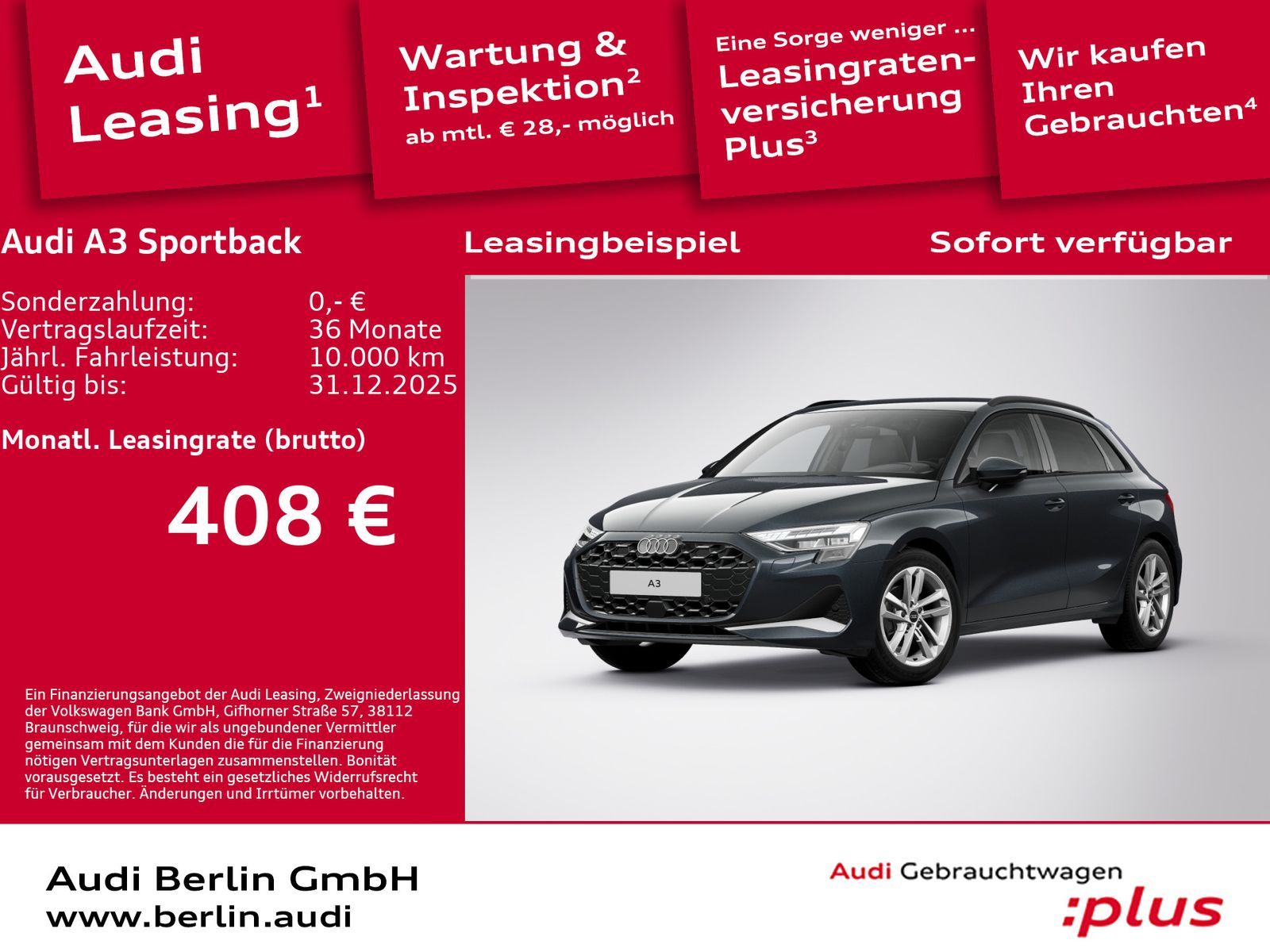 Audi A3 Sportback Advanced 35 TDI S tr.