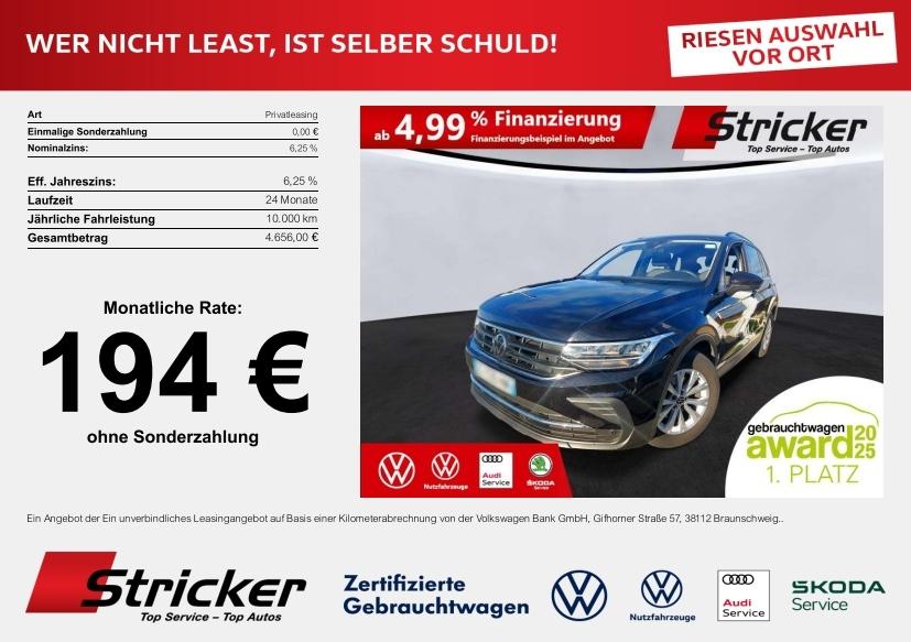 Volkswagen Tiguan Life 2.0TDI DSG 194,-ohne Anzahlung Navi