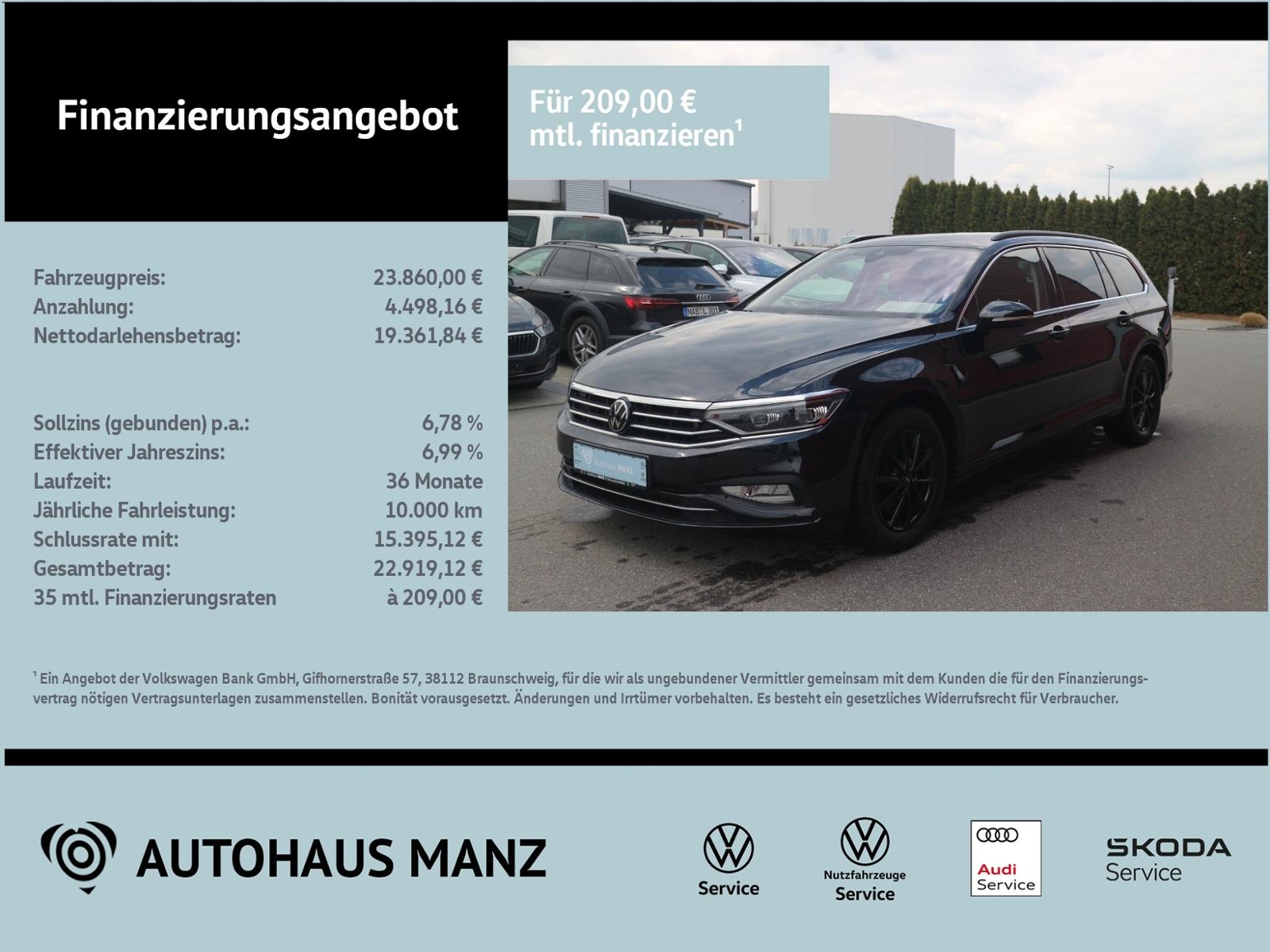 Volkswagen Passat Variant 2.0 TDI Business KLIMA LED NAVI A