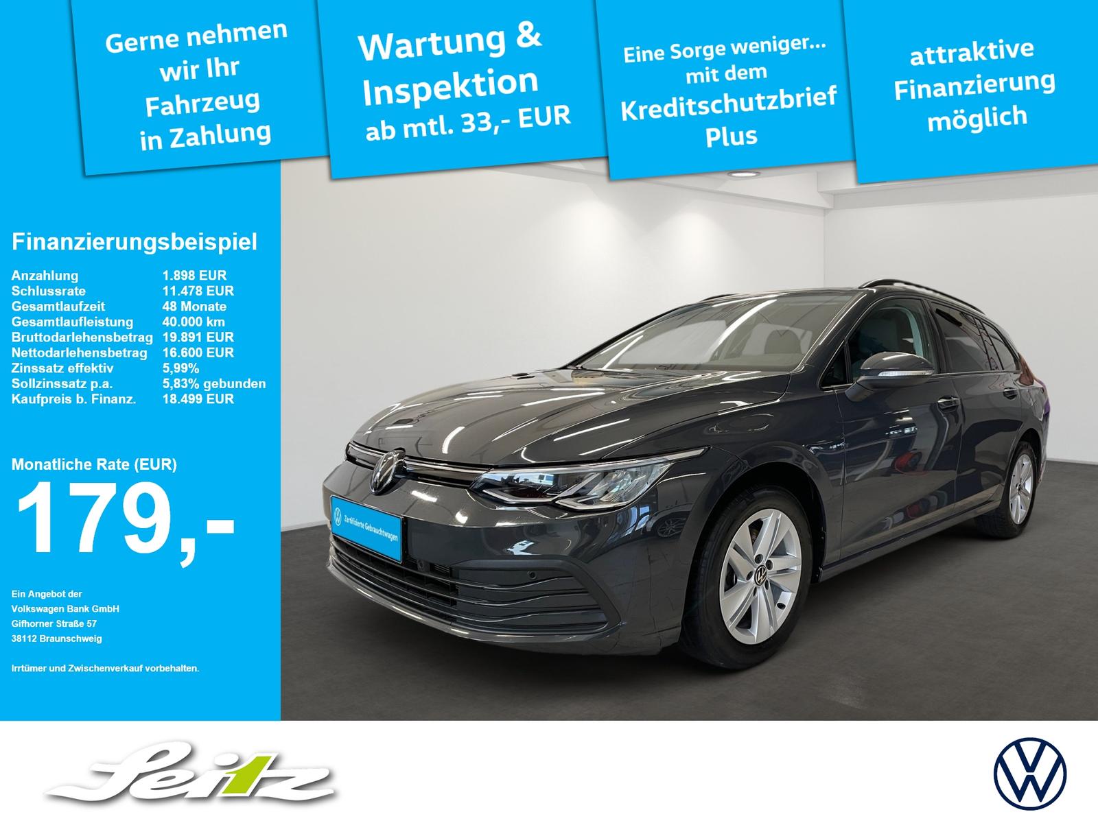 Volkswagen Golf VIII Variant 1.5 eTSI Life *LED*NAVI*PDC*