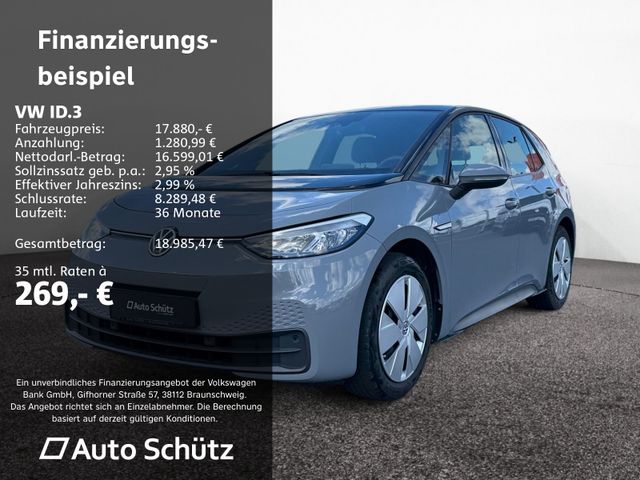VW ID.3 Pure Performance 45 kWh 110KW+NAVI+PDC+LED