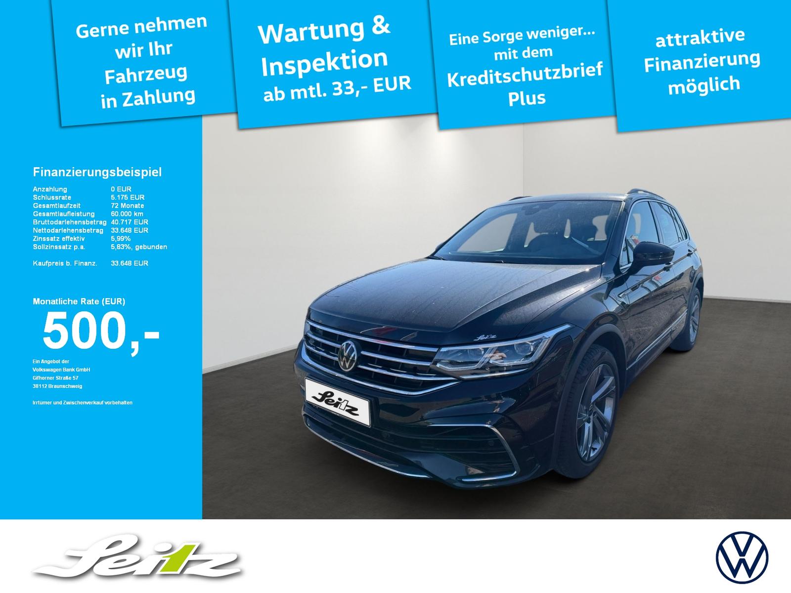 Volkswagen Tiguan 2.0 TDI R-Line *MATRIX*KAMERA*NAVI*