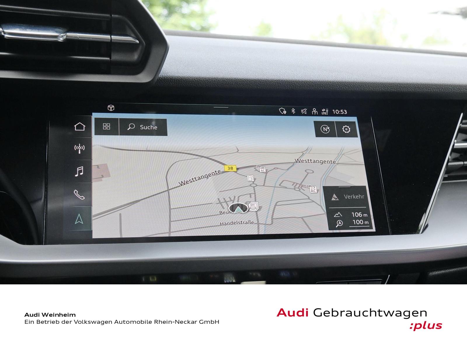 Audi A3 45 TFSI Black Paket S-Line Head Up LED S-tron, миниатюра 13
