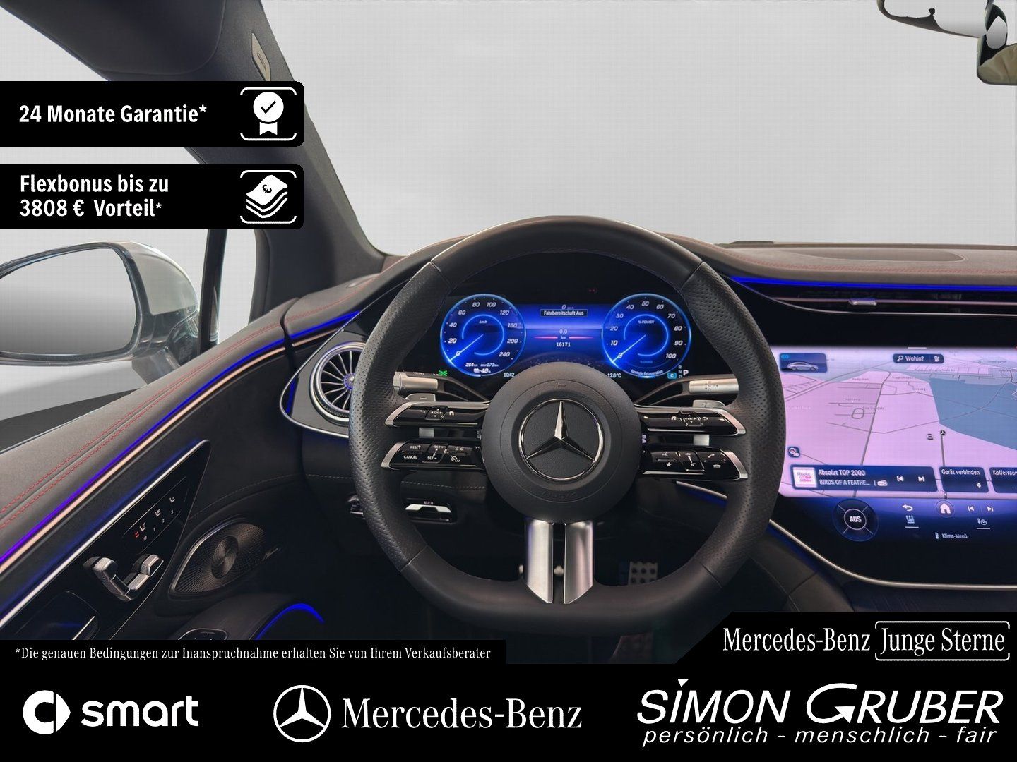 Fahrzeugabbildung Mercedes-Benz EQS 500 4M AMG Pano Massage TV Guard360 118kwh