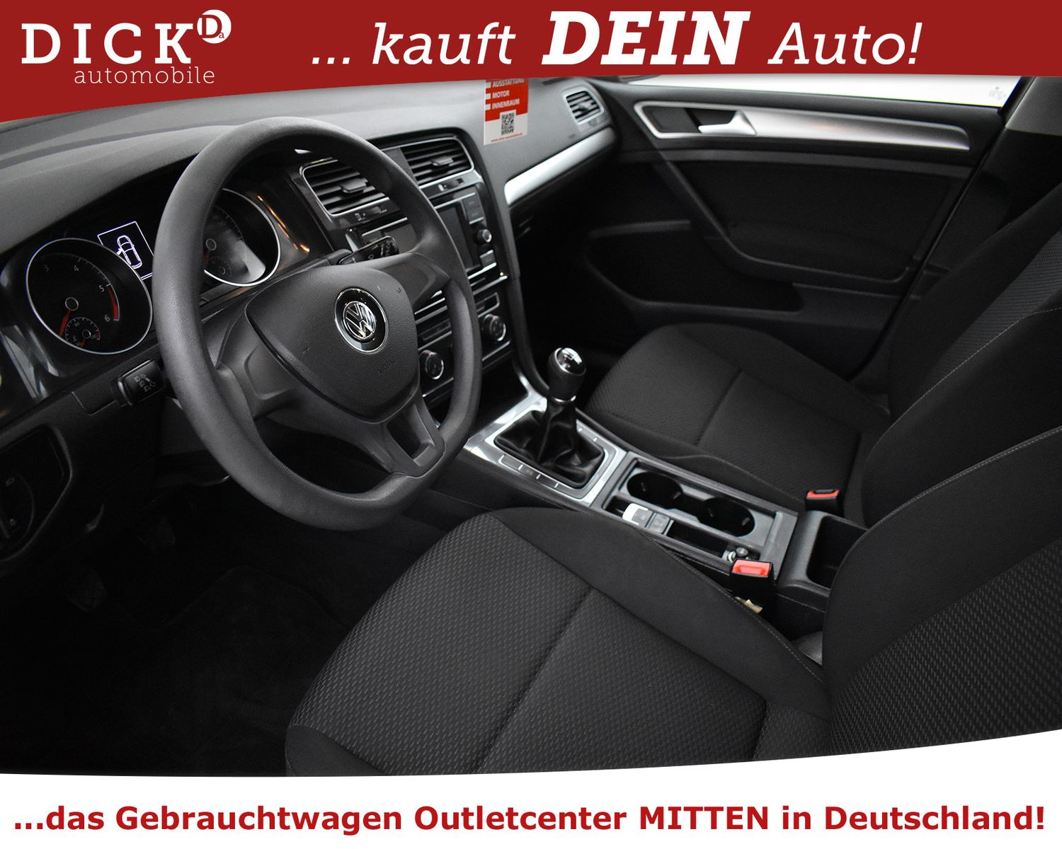 Fahrzeugabbildung Volkswagen Golf VII 1.6 TDI Trendline 5TÜRIG+KLIMA+PDC+ALU