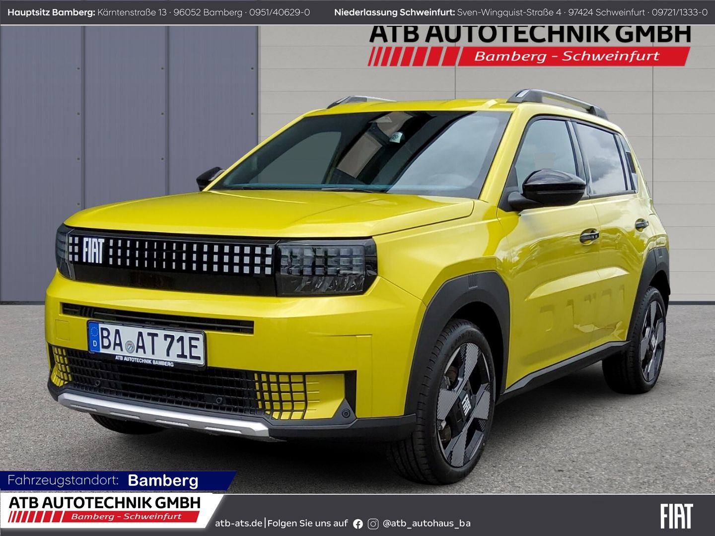 Fahrzeugabbildung Fiat Grande Panda La Prima Elektro Sonderedition