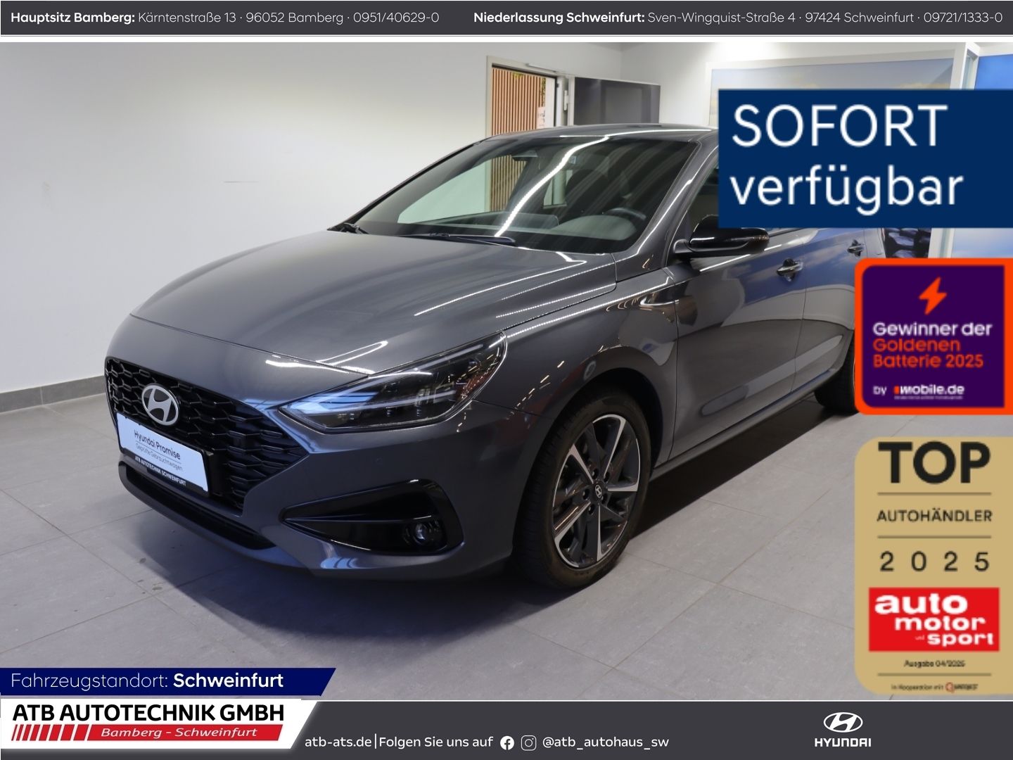 Fahrzeugabbildung Hyundai i30 Advantage 1.5 T-GDi 48V DCT Navi Apple CarPl